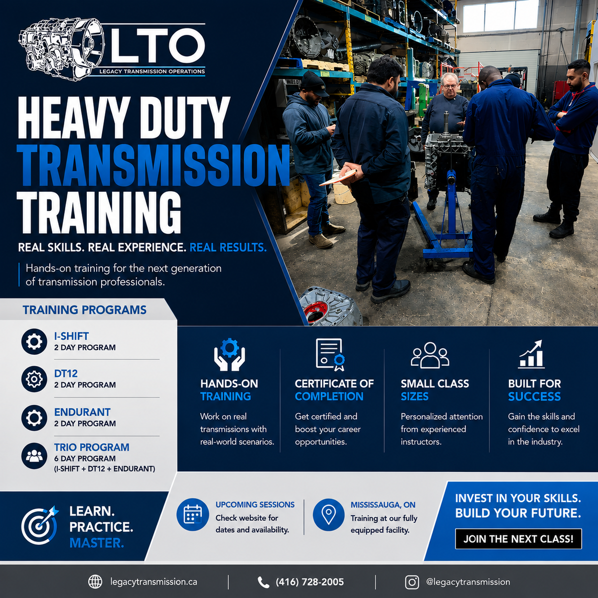 DT12 TRANSMISSION TRAINING DEPOSIT | September 16th - 17th, 2026